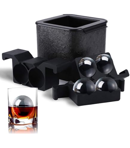 Amazon.com: TINANA Clear Ice Ball Maker, Crystal Clear Ice Sphere