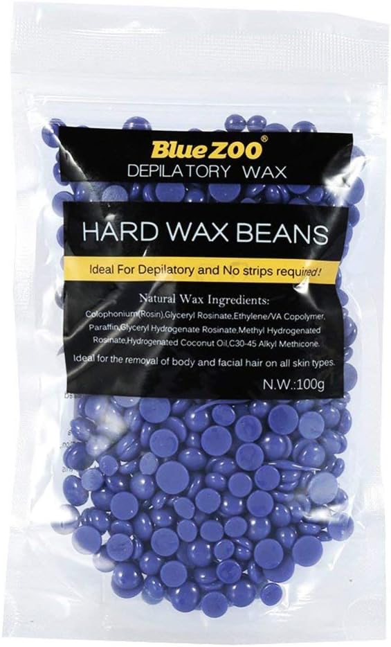 Blue Zoo Dma World Brazilian Hard Wax Beans For Body Hair Removal - 100G