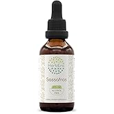 Sassafras B60 Alcohol-Free Herbal Extract Tincture, Concentrated Liquid Drops Natural Sassafras (Sassafras albidum) Dried Root Bark (2 fl oz)