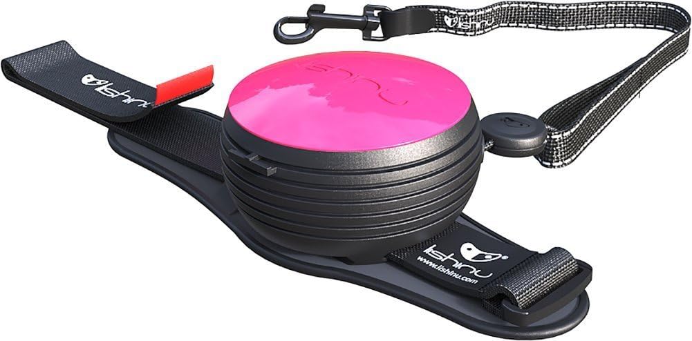 Lishinu Retractable Hands Free Dog Leash (Pink)