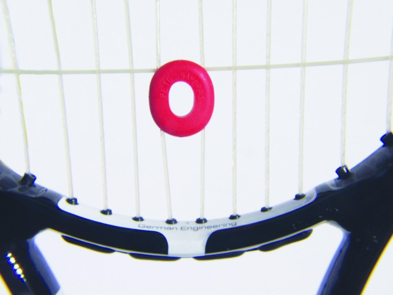 Tourna Unique Sampras Dampener (Black/Red) : Tennis Racket Grips : Sports & Outdoors