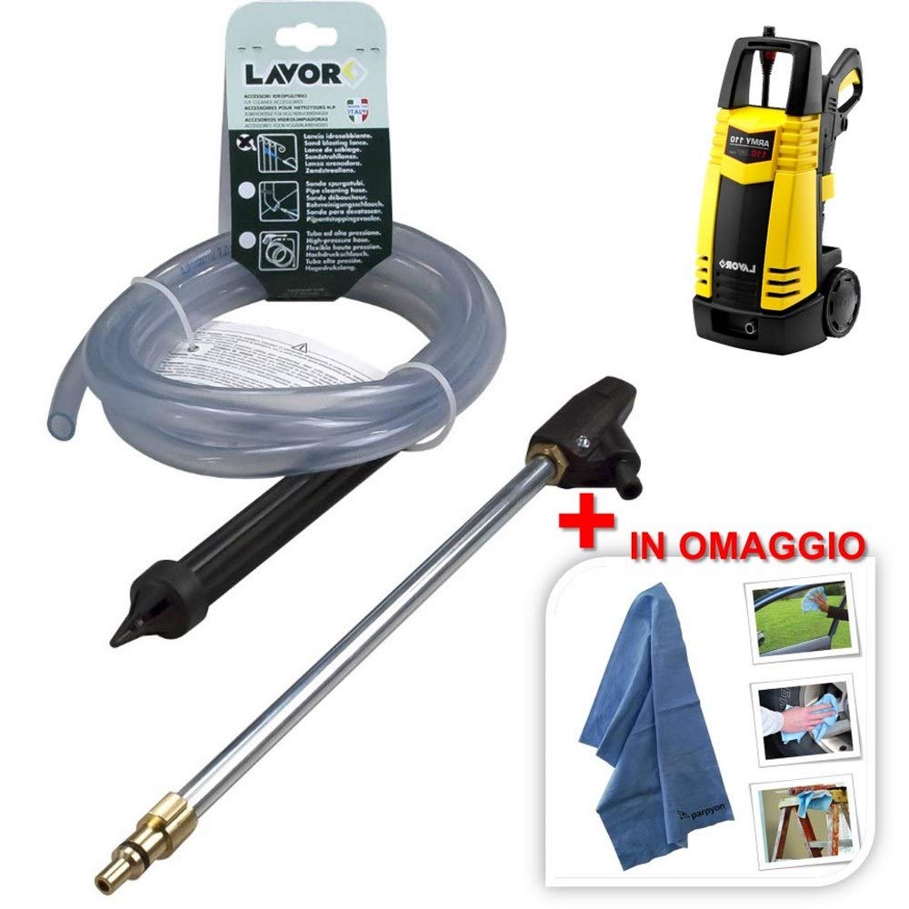 Kit Sabbiatrice Ad Acqua Per Idropulitrice - Alta Pressione 5000 PSI - 2 Ugelli