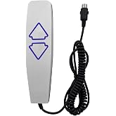 2 Button 5 Pin Remote with USB A C Ports and Backlight for Power Recliner | Up and Down Buttons, 5 Prong Plug, Universal Controller Handset Hand Control for Lift Chair Electric Sofa Parts Replacement