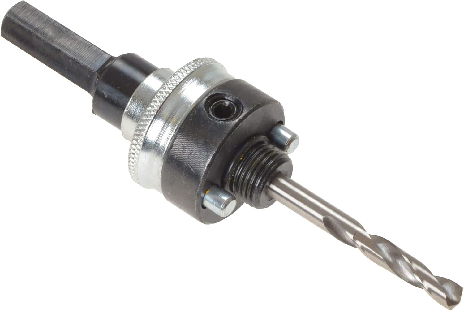 Faithfull HSA32150Q Quick Release Holesaw Arbor, Silver,Black, 32-150mm