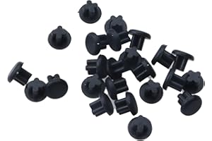 Ruwado 25 pcs Rubber Dust Plugs Caps 3.5 mm Mini Protector Headphone Jack Dust Plug Covers for Mobile Phone Laptop Desktop Co