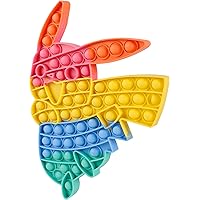 Jumbo Pop Poppers Hard Pop its Fidget Sensory Toys, Big Size Push Bubble Poke mon Popitsfidgets, Huge Large Mega Giant…