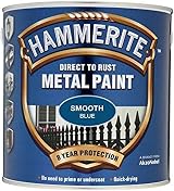 Hammerite Direct to Rust Metal Paint Smooth Blue 750ml