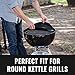 Grillaholics Grill Mat Round - As Featured on Rachael Ray Top Grilling Accessories - Set of 2 Nonstick BBQ Grilling Mats - 15 Inch (Round)