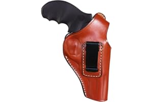 ANDIÇEN Leather Holster for Taurus 856 Defender 3 inch Barrel, OWB, IWB, Thumb Break, Genuine Leather, ShnLeather