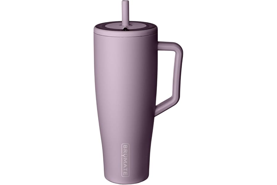 BrüMate Era 40 oz Tumbler with Handle and Straw | 100% Leakproof Insulated Water Bottle Tumbler with Lid and Flexible SoftSip Book