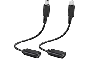 2pcs USB Type-C to 3DS Charging Cable Adapter, Type C Charger Cord Compatible with 3DS XL, New 2DS, 2DS XL, DSi Series Chargi