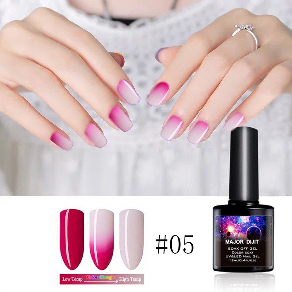 Accesorios para bañera DressLksnf Esmalte de Uñas Moda para Mujer Cambio de Temperatura  Esmalte de Uñas Elegante Esmalte Permanente Esmalte Endurecedor Lentejuela  para Uñas Color Vintage Hogar y cocina pomar.com.co