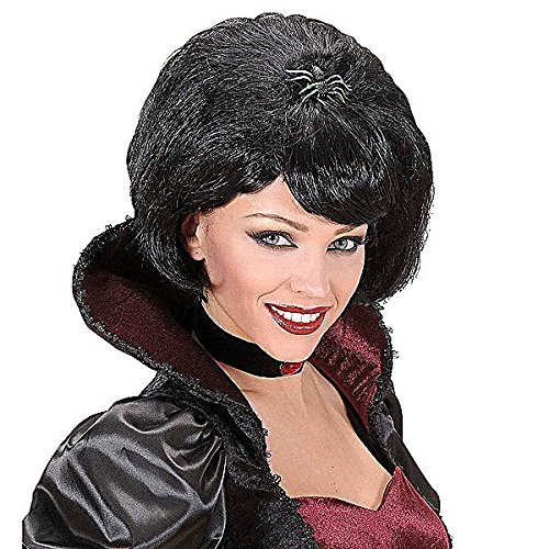 Black Widow W/ Spider Wig For Fancy Dress Costumes & Outfits Accessory