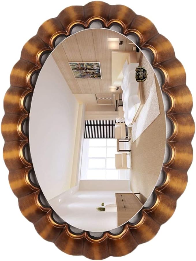Wall Mirror Decorative Living Room, Oval Frame Wall Mounted