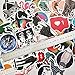 Fashion Sticker Teen Cute Cartoon Waterproof Vinyl Sticker Kettle Computer Notebook Car Skateboard Motorcycle Bicycle Luggage Guitar Graffiti Sticker 100 Pack