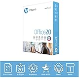 hp Printer Paper | 8.5 x 11 Paper | Office 20 lb | 1 Ream - 500 Sheets | 92 Bright | Made in USA - FSC Certified | 172160R