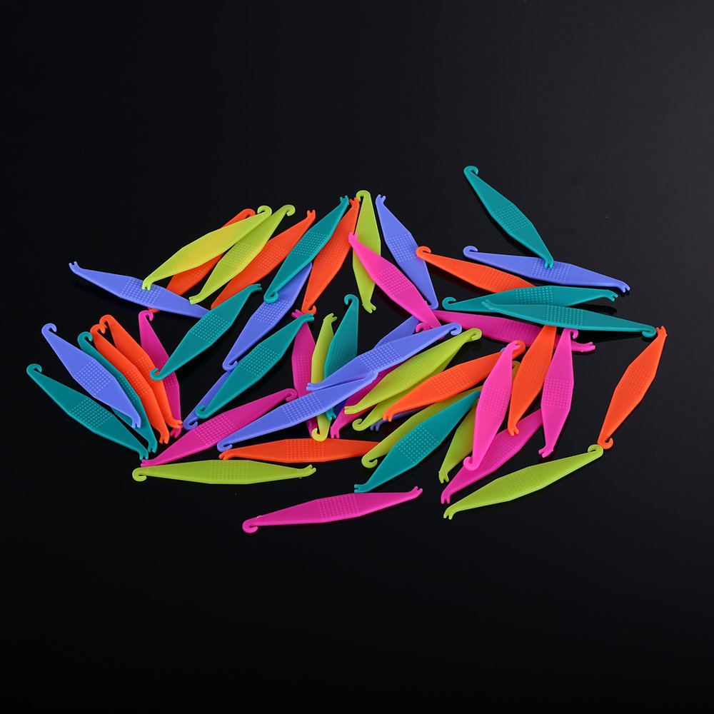 RZJZGZ Dental Elastic Rubber Bands Placers for Braces Disposable Plastic Orthodontic Elastic Placers Multi-color (15PCS) : Beauty