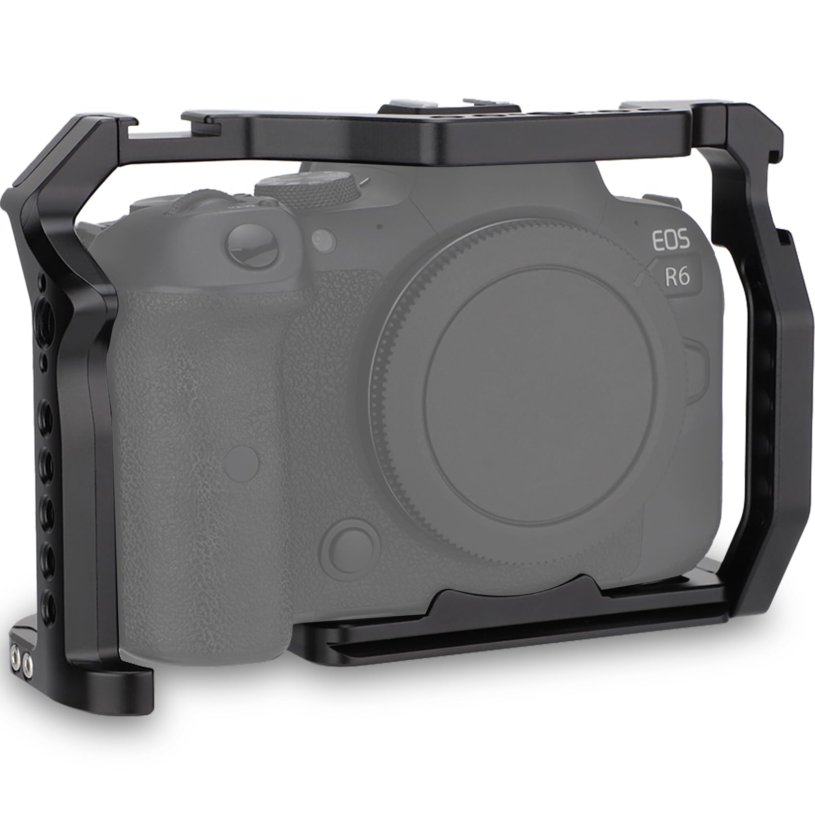 Camera Full Cage for Canon R5 R6 Mirrorless Extension Mount Microphone Fill Light Mount Film Accessories with Cold Shoe