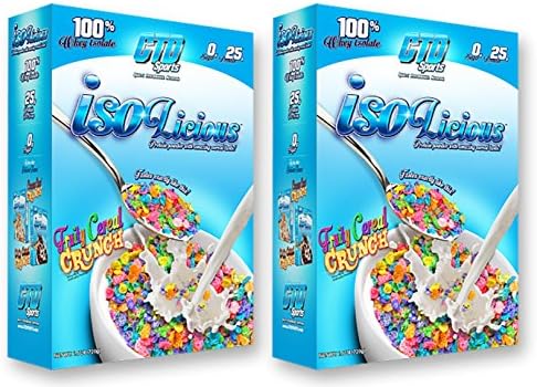 CTD Sports Isolicious Whey Isolate Fruity Cereal Crunch 1.6 lbs (2 Pack)