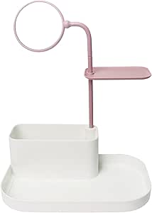 Signstek – Caja de almacenamiento de cosméticos cajón con espejo