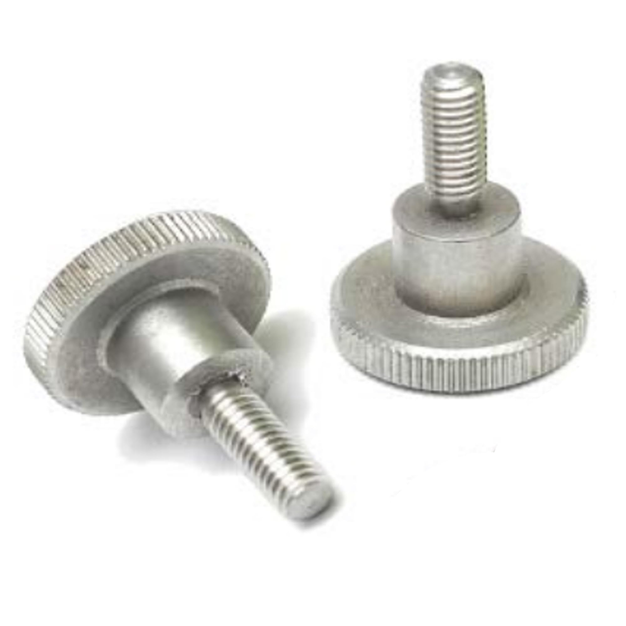 Knurled Bolt Screw Thumb Type Stainless Steel Hand Grip Knob (M3 x 10mm, Pack of 2)