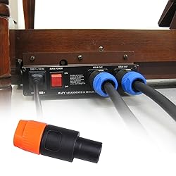 HBU 4 Packs Speakon Connector Kit - 2pcs 4 Pole
