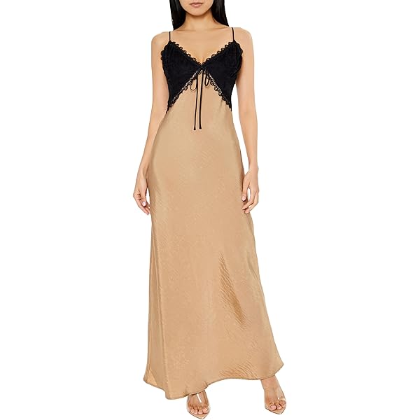 Forever 21 Sheer Crochet Maxi Dress Black X-Small at Amazon Women's  Clothing store