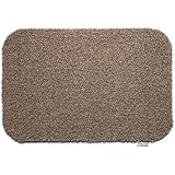 50cm x 75cm HUG RUG (linen design) machine washable doormat dirt trapper absorber door mat