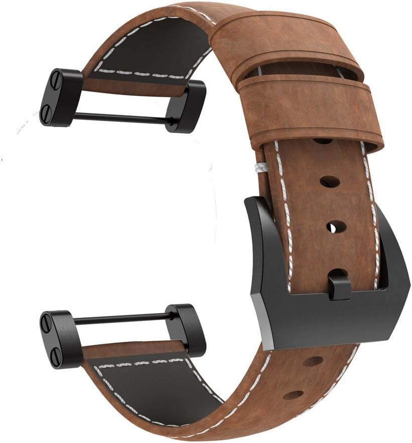 Suunto Core Watch Band - Leather Strap Replacement Kit - Includes Lugs Adapters, Threadlocker, and Tools