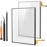 Touch Screen for Nintendo New 3DS XL/LL Bottom Touch Panel Lens Front Outer Glass Digitizer for Nintendo New 3DS XL/LL Replacement Parts with Kit(Not Include LCD)