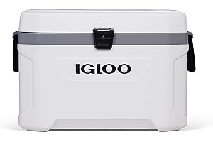 Igloo Coolers Marine Series, Insulated Portable Hard Side Cooler Ice Chest, Great for Fishing, Camping, Boating, & More