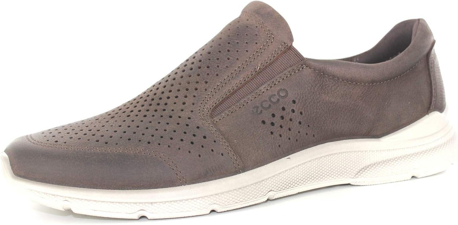 ecco mens slip on casual shoes