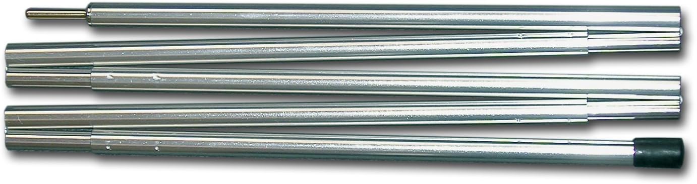Wechsel Tarp Pole, 155 cm length, Aluminium 7001-T6, for Tarps and Wings Sporting Goods, 1 piece, Silver, 155 cm x 1.3 cm