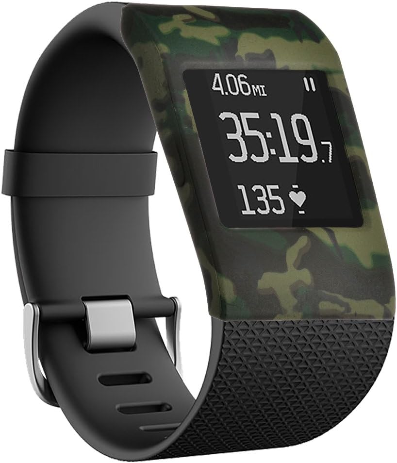 YINUO Cases for Fitbit Surge Accessories Silicone Band Cover Sleeve Protector