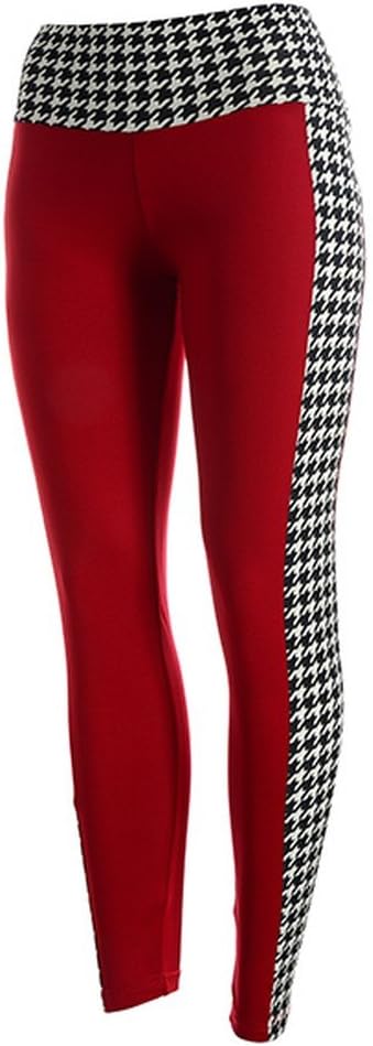 University of Alabama Crimson and Houndstooth Polyester/Spandex Leggings