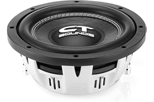 CT Sounds Hydro 8” Dual 4-Ohm 600-Watt Shallow Mount Car Subwoofer