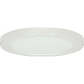 Satco S29650 Transitional LED Flush Mount in White Finish, 1.00 inches