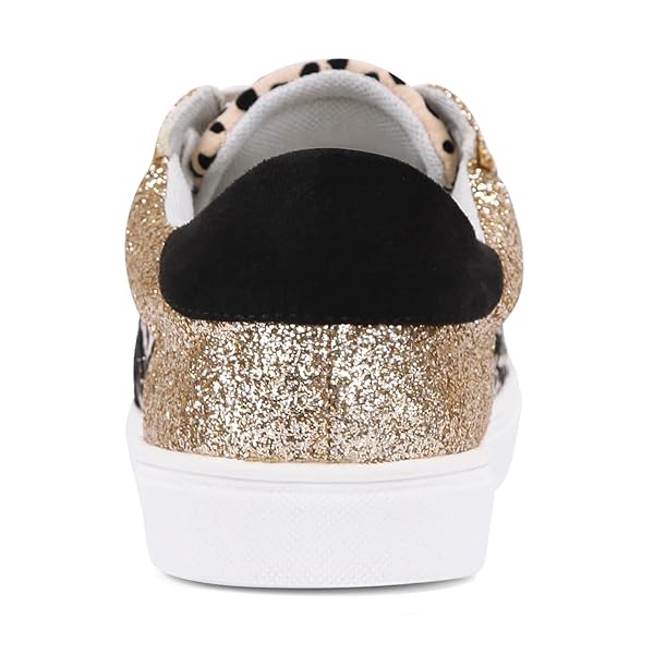 PARTY WOMEN’S FASHION SNEAKER LACE UP LOW TOP COMFORTABLE CUSHIONED WALKING SHOES,PODCAST,ROSE GOLD,9