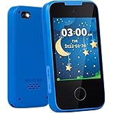 Kids Phone Gifts and Toys for 3-8 Year Olds Boys, Toy Phone with Dual Camera, MP3 Music Player, Games, Habit Tracker Touchscr
