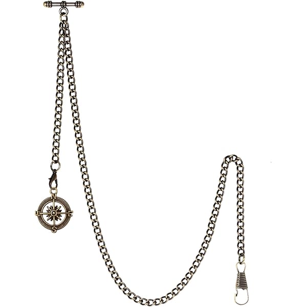 Clip Pocket Watch Chain Watch Vintage Metal Alloy Chain Accessory