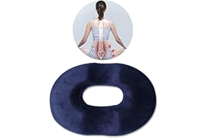 CREAMOON Donut Pillow Hemorrhoid Cushion Tailbone Seat Cushion Breathable Pressure Relief Cushion for Pregnant Woman Butt Cushion Non-Slip Chair Cushion