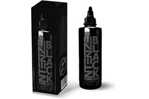 Intenze Black Label Tattoo Ink 8oz Bottle - Professional Grade, ISO Certified, Made in USA