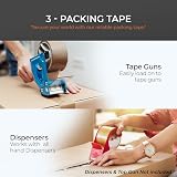Stick Well Brown Parcel Tape 3 Rolls 48mm x 66m Low Noise 50µm Strong view 6