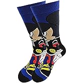 TCB Creations Mickey Cartoon Mouse Character Blue Crew Socks