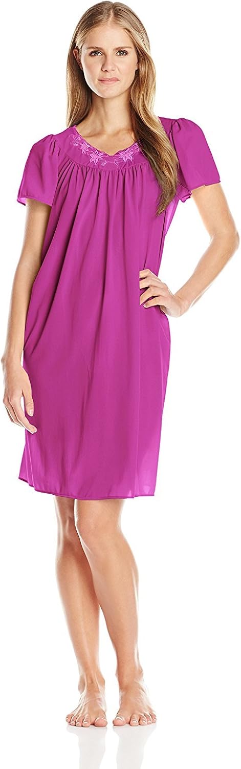 Miss Elaine Women's Nightgown at  Women’s Clothing store: Nightgowns