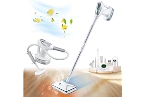 Hapyvergo 27 in 1 Steam Mop Cleaner Machine with Stand with Handheld Unit for Cleaning Steamer Mops for Hardwood Laminate Floor, Grout Tile, Car 120V