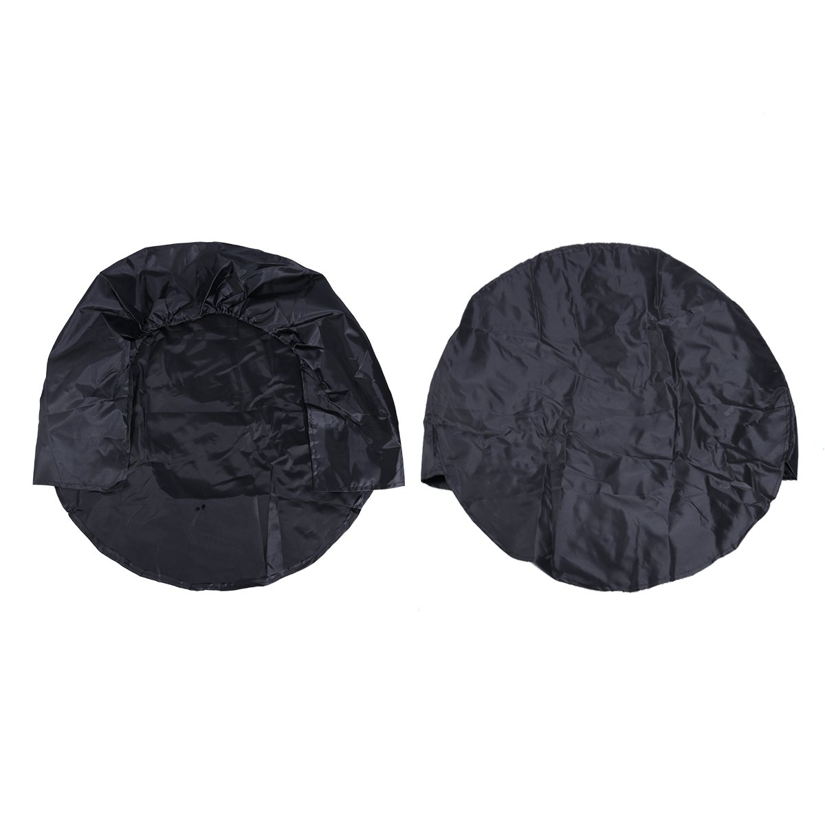 Vorcool 2 piece wheel tyre dust-free covers for car, truck, camper, trailer (black)