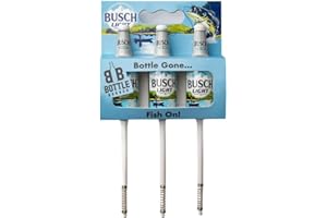Southern Bell Brands Busch Light Fishing Bobbers – Official Licensed Beer Bottle Floats for Bass, Trout & Freshwater Fishing