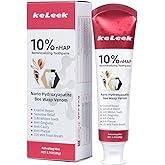 KeLeek 10% Nano-Hydroxyapatite Bee Wasp Venom Whitening Toothpaste for Remineralizing Enamel & Sensitive Relief,Gingivitis Bleeding Gum Treatment Repair, Fights Plaque - 120MIN Fresh Breath