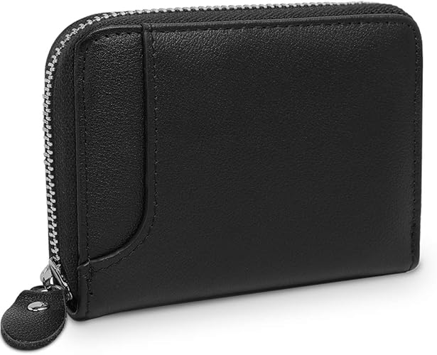 Amazon Ktmouw 小銭入れ メンズ コインケース 革 財布 カード入れ Ykkファスナー ブラック 改良モデル 小銭入れ